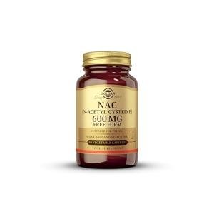 Solgar NAC 600 mg Veggie Capsules for Healthy Skin