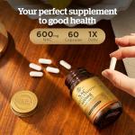 Solgar NAC 600 mg Veggie Capsules for Healthy Skin