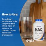 Nutricost N-Acetyl L-Cysteine 600mg 180 Capsules