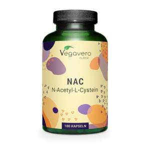 Vegavero NAC Supplement 600 mg - 180 Vegan Capsules