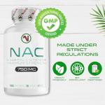 NAC Supplement 750mg Vegan Capsules - High Bioavailability