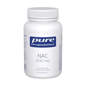 NAC 600mg for Glutathione Support - 90 Capsules