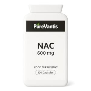 NAC 600mg - 120 Capsules for Antioxidant Support