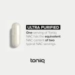 Toniiq High-Purity NAC Supplement - 120 Capsules