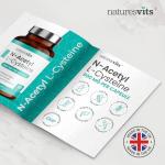 NAC Supplement 600mg - Vegan N-Acetyl-Cysteine Capsules