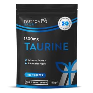 Taurine 1500mg High Strength Vegan Tablets