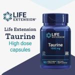 Life Extension Taurine 1000mg 90 Vegan Capsules