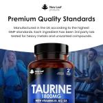 High Strength Taurine 1800mg Capsules with B Vitamins