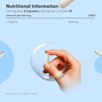 L-Taurine 1000mg Capsules - 180 Vegan Capsules