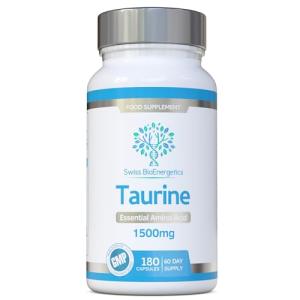High Strength Taurine 1500mg Capsules - 60 Count