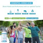 High Strength Taurine 1500mg Capsules - 60 Count