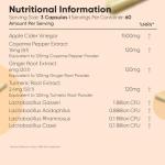 Apple Cider Vinegar Capsules with Cayenne & Turmeric