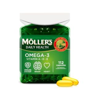Moller’s Omega-3 Fish Oil Capsules – 112 Count