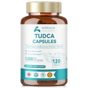 TUDCA Liver and Gut Health Supplement, 120 Capsules
