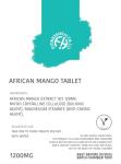 African Mango 1200mg Tablets for Digestion & Cholesterol