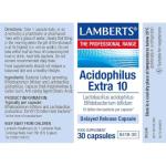 Lamberts Acidophilus Extra 10 - 10 Billion CFU