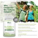 Bio-Cultures Complex 180 Capsules for Gut Health