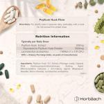 Psyllium Husk Capsules with Acidophilus - 90 Vegan