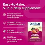 Optibac Probiotics Gut Health Vegan Gummies - 30 Count