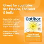 Optibac Vegan Probiotics for Travel - 20 Capsules