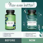 Organic Probiotics & Prebiotics | 20 Billion CFUs