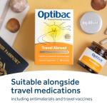 Optibac Vegan Probiotics for Travel - 20 Capsules