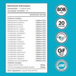 80 Billion CFU Probiotics with Prebiotics – 2 Month Supply