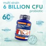 Zipvit Probiotic 6 Billion CFU Multi Strain Capsules