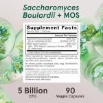 Jarrow Formulas Vegan Probiotic Saccharomyces Boulardii 90 Vcaps