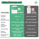 Yeast Probiotic Capsules with Vitamin D3 & Biotin