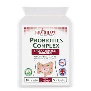 Nutrilus Probiotics Complex 90 Capsules for Gut Health