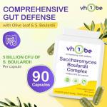 Saccharomyces Boulardii Probiotic Capsules - 90 Count