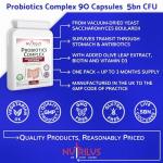 Nutrilus Probiotics Complex 90 Capsules for Gut Health