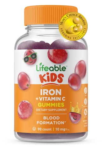 Kid's Iron & Vitamin C Gummies - 90 Count
