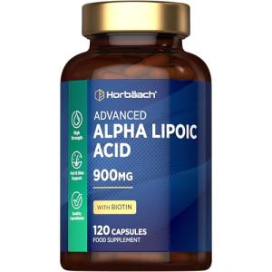 High Strength Alpha Lipoic Acid 900mg Capsules