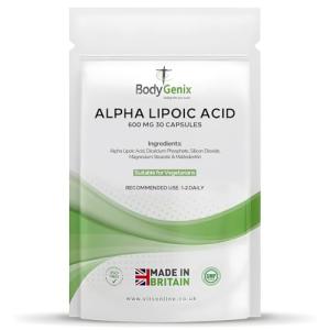 Alpha Lipoic Acid 600mg - Vegan Antioxidant Support