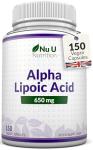 Alpha Lipoic Acid 650mg Vegan Capsules – 150 Count