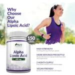 Alpha Lipoic Acid 650mg Vegan Capsules – 150 Count