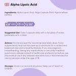 Alpha Lipoic Acid 650mg Vegan Capsules - 180 Count