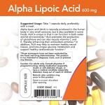 Now Foods Alpha Lipoic Acid 600mg, 120 Caps