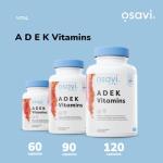 Osavi ADEK Vitamins – 60 Softgels for Immunity & Health