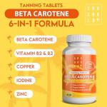 Grounded Beta Carotene Tanning Tablets - 120 Count