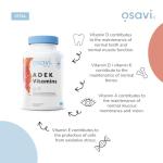 Osavi ADEK Vitamins – 60 Softgels for Immunity & Health