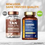 Beta Carotene Tanning Tablets with Vitamins and Minerals