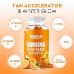 NovaFlex Tanning Gummies with Beta Carotene – 60 Count