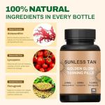 Sunless Tanning Drops and Pills for Natural Glow