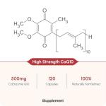 High Strength CoQ10 500mg - 120 Tablets