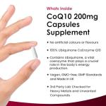 High Strength CoQ10 200mg Vegan Capsules