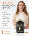 High Strength CoQ10 200mg Vegan Capsules