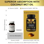 Bearactive CoQ10 200mg Vegan Softgels for Energy